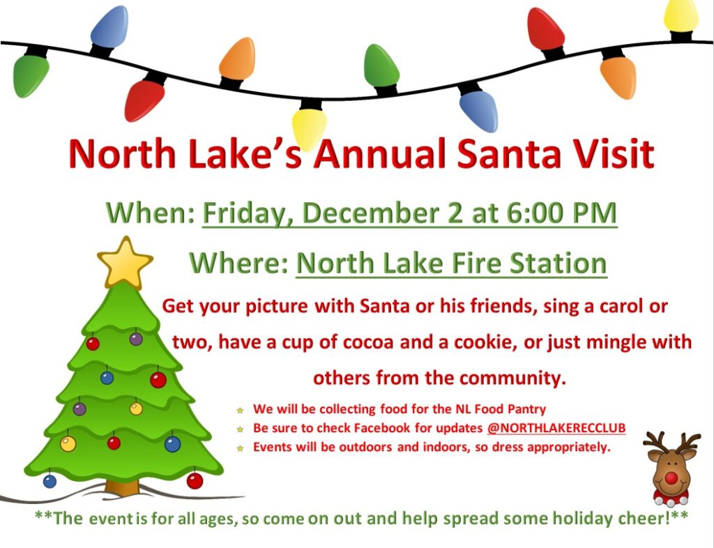 North Lake's Annual Santa Visit