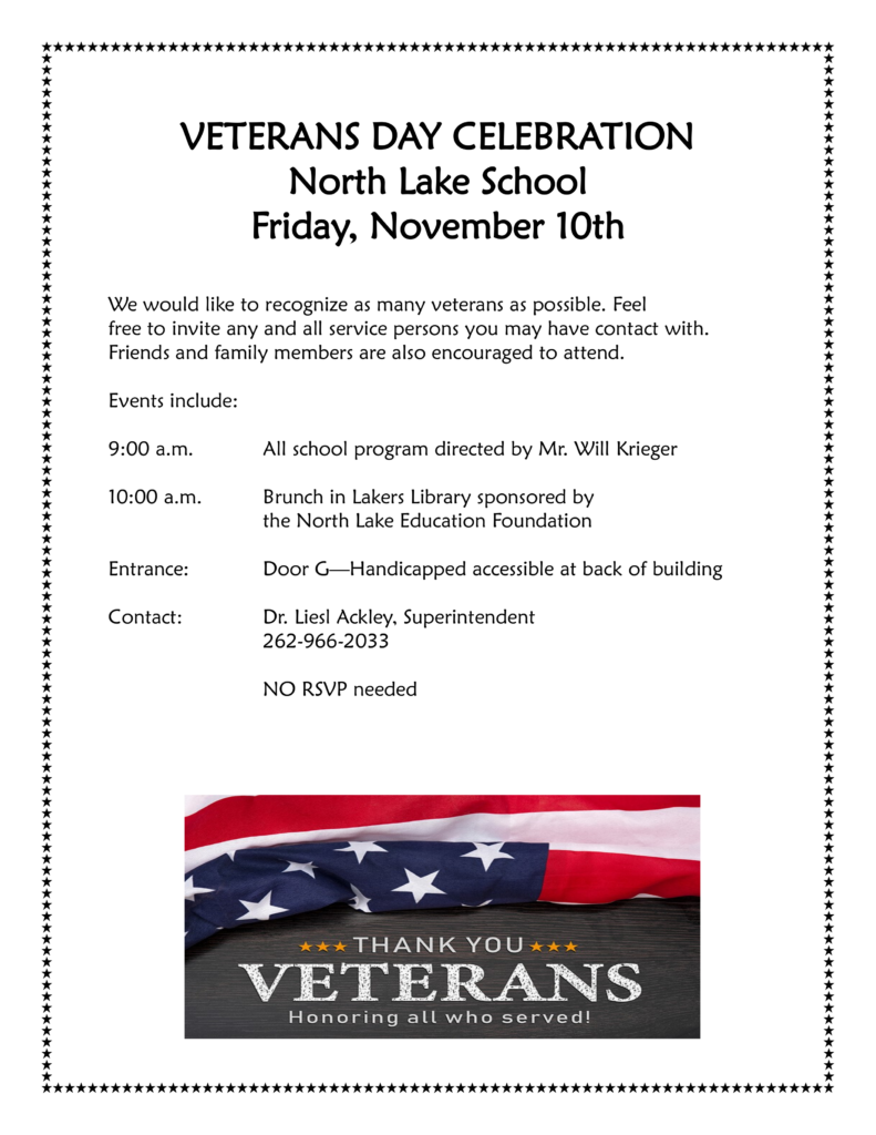 Veterans day invitation