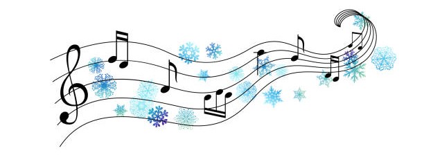 music snowflakes