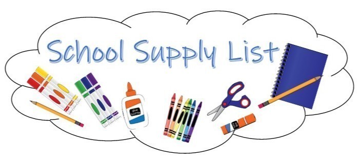 school supplies list