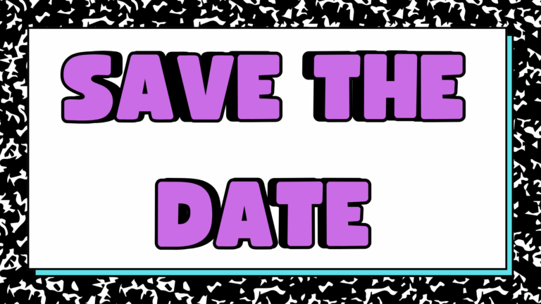 save the date
