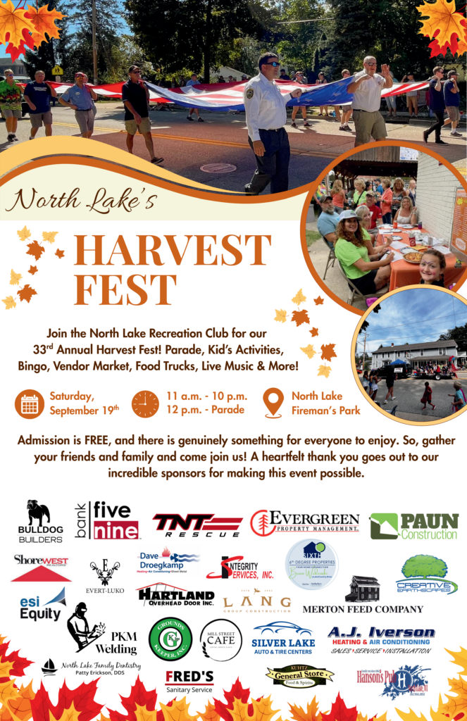 North Lake Harvest Fest Flyer