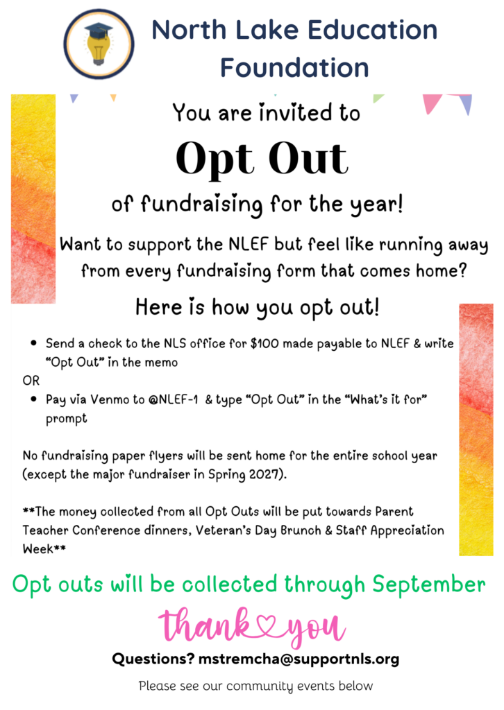 NLEF wave insert - opt out of fundraising