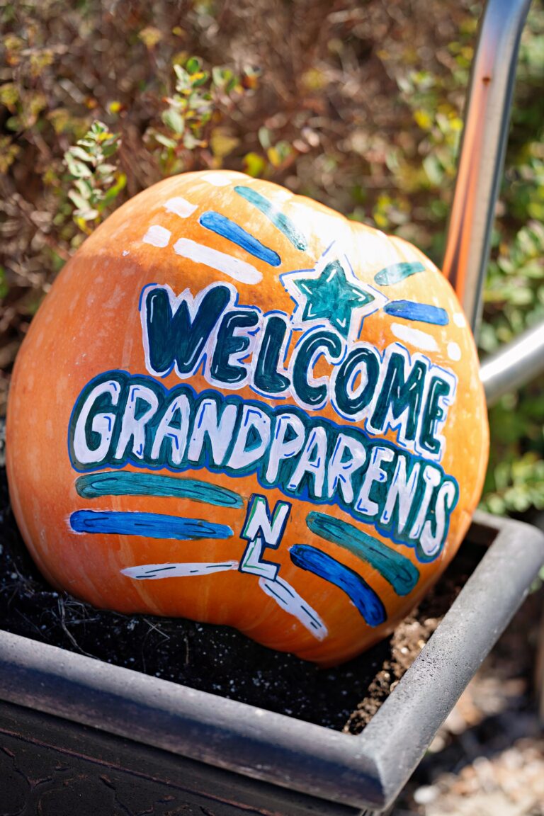 Welcome Grandparents pumpkin