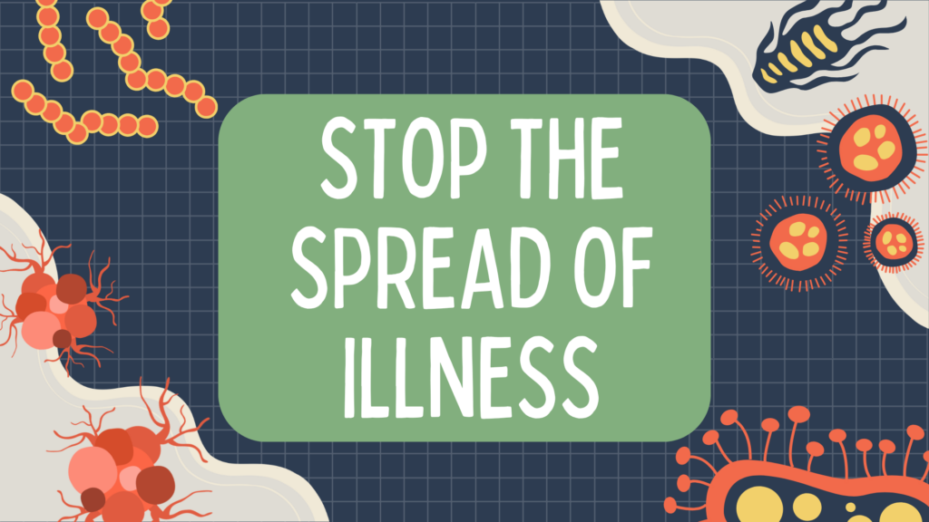 stop the spread of illness graphic