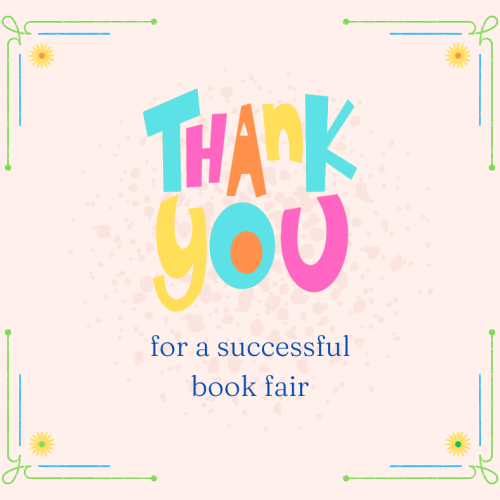 Book Fair Thank You